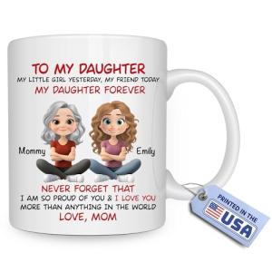 Personalized Ceramic Mug for Daughter - Heartfelt Gift