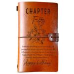Personalized 50th Birthday Leather Journal Gift