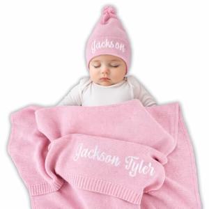 Personalized Organic Baby Blanket with Name