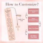 Custom Engraved Baptism Bookmark – Thoughtful Gift