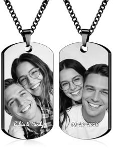 Personalized Photo Dog Tag Necklace for Everyone