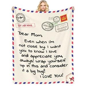 Custom Soft Throw Blanket for Mom's Special Days