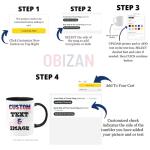 Personalized 11oz Ceramic Coffee Mug with Custom Text