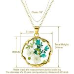 Personalized Birth Flower Necklace for Every Month