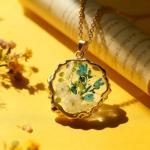 Personalized Birth Flower Necklace for Every Month