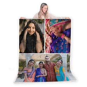 Personalized Soft Sherpa Photo Blanket for Any Occasion