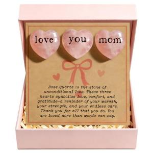 Rose Quartz Heart Set for Mom’s Special Moments