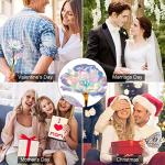 Personalized Rose Flowers with Vase for Mom