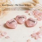 Rose Quartz Heart Set for Mom’s Special Moments