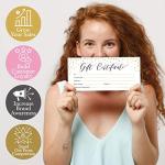 25 Blank Gift Certificates for Every Occasion