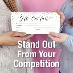 25 Blank Gift Certificates for Every Occasion