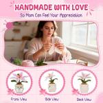 Emotional Support Crochet Lily Flower for Mom