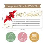 25 Blank Gift Cheques for Every Occasion