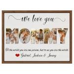 Personalized Canvas Wall Art for Mother's Day