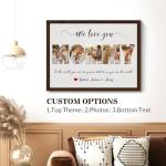 Personalized Canvas Wall Art for Mother's Day