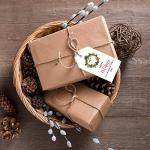 Personalized Holiday Gift Tags - 60 Pack