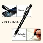 Personalized Leather Notebook with Pen and Sticky Tabs