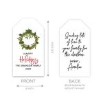 Personalized Holiday Gift Tags - 60 Pack