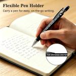 Personalized Leather Notebook with Pen and Sticky Tabs