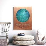 Custom Star Map Anniversary Gift for Couples