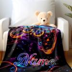 Next Day Custom Gaming Blanket - Perfect Gift!