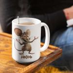 Custom Funny Animal Mug with Name – Perfect Gift!