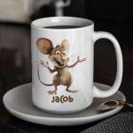 Custom Funny Animal Mug with Name – Perfect Gift!