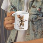 Custom Funny Animal Mug with Name – Perfect Gift!