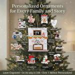 Personalized Beach Christmas Ornaments with Name