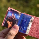 Custom Mini Photo Album Keychain for Jewelry Gift