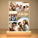 Personalized Photo Frame with Night Light Gift