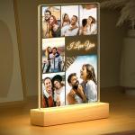 Personalized Photo Frame with Night Light Gift