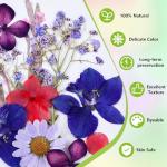 Pressed Flower Candle Making Kit with 30 Pieces