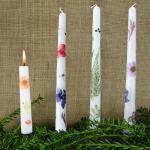 Pressed Flower Candle Making Kit with 30 Pieces