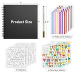 Personalized Scrapbook Album with Markers and Stickers
