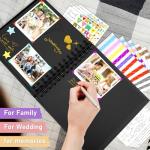 Personalized Scrapbook Album with Markers and Stickers