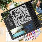 Personalized Scrapbook Album with Markers and Stickers