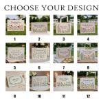 Personalized Floral Embroidered Memory Book