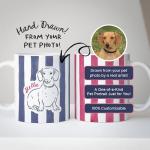 Custom Pet Line Art Mug for Animal Lovers