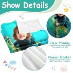Custom Sea Turtle Blanket with Personalized Name