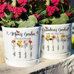 Personalized Flower Pot for Grandma's Garden