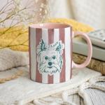 Custom Pet Line Art Mug for Animal Lovers
