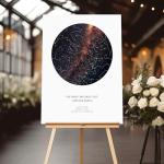 Personalized Star Map Canvas - Custom Gift Art
