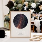 Personalized Star Map Canvas - Custom Gift Art