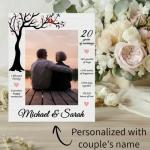 Customized 50th Anniversary Picture Frame for Couples