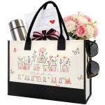 Floral Canvas Tote Bag for Mom’s Special Day
