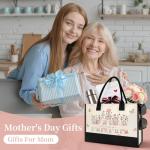 Floral Canvas Tote Bag for Mom’s Special Day