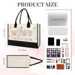 Floral Canvas Tote Bag for Mom’s Special Day