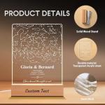 Personalized Star Map for Couples Engagement Gifts