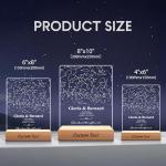 Personalized Star Map for Couples Engagement Gifts